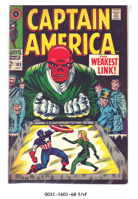 Captain America #103 © July 1968 Marvel Comics